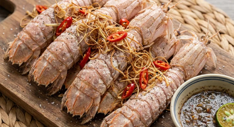 Bề bề rang muối tươi ngon đặc sản Biển Quỳnh