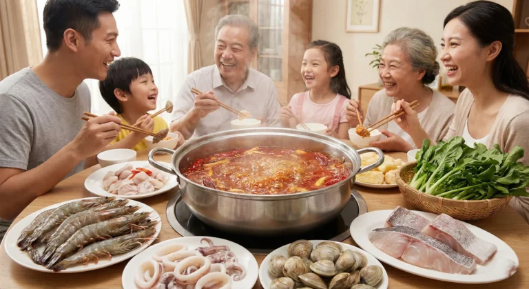 Set lẩu hải sản Thái Cát tươi ngon đầy đặn