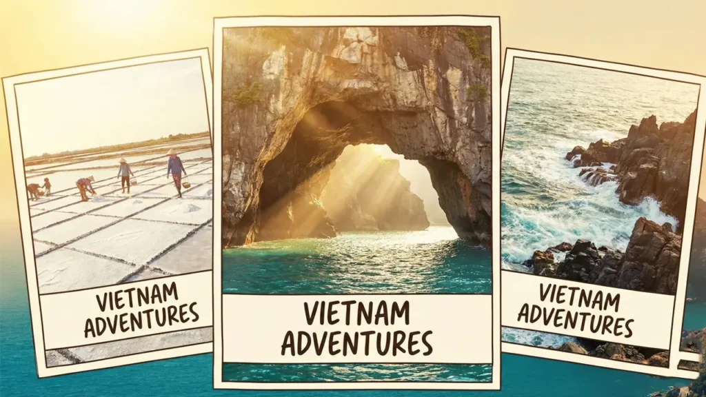 Vietnam adventure landscapes and activities