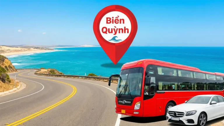 du lich bien quynh, di chuyen xe