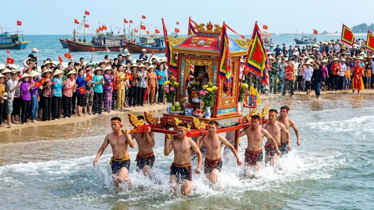 Ảnh minh họa lễ hội đền cờn